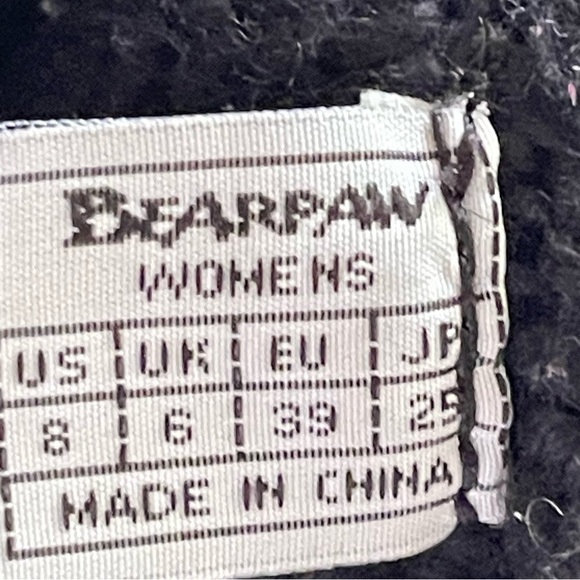 BearPaw Tall Black Knit Sweater Boots - Picture 16 of 16